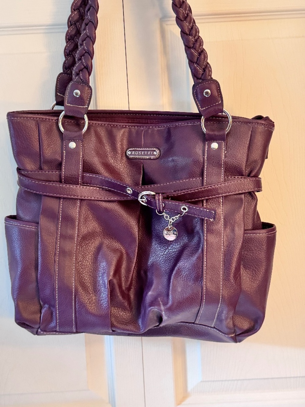 Rossetti Handbag Wine/Plum Mever Used